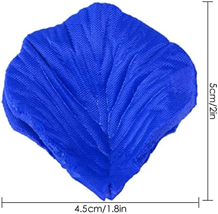 UUEMB 2000pcs Blue Rose Petals Artificial Flowers Petals for Bedroom, No-Taste Emulation Silk Rose Petals for Romantic Scenes Wedding Anniversary, Party Decoration Fake Rose Petals