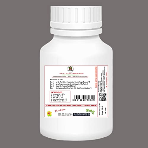 Sansar Agro® Liquid Fungus Remover, Essential Organic Fungicide for removing all types of Fungus From Plants (100 ml)