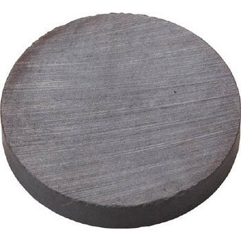 TRUSCO TF30R-10P Ferrite Magnet, Outer Diameter 1.2 inches (30 mm) x Thickness 0.2 inches (5 mm), Pack of 10