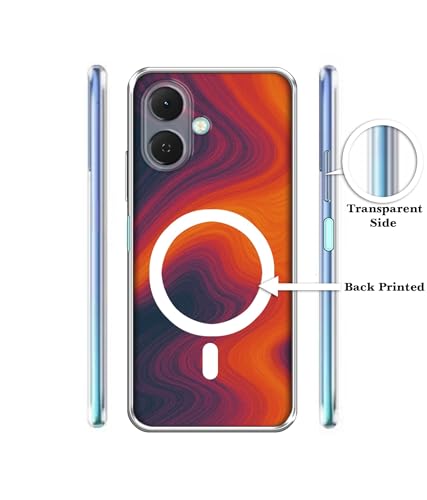 Image of Back Cover for Tecno Spark Go 2 4G Galaxy Magma Ring Magnetic Ring Design (Not Magnetic Compatible) | UV Printed Soft TPU Shockproof Back Case for Tecno Spark Go 2 4G