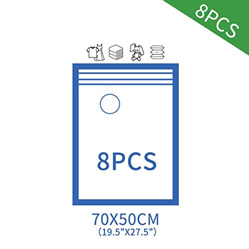 Hibag Space Saver Bags, Vacuum Storage Bags (8-Medium) #TOP6