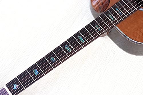 KEPOHK Guitare acoustique électrique professionnelle de haut niveau en bois de cèdre rouge solide de 40 pouces avec coin… - Les Beatles, Paul McCartney, John Lennon, RIngo Starr, George Harrison KEPOHK Guitare acoustique électrique professionnelle de haut niveau en bois de cèdre rouge solide de 40 pouces avec coin… – Image 4