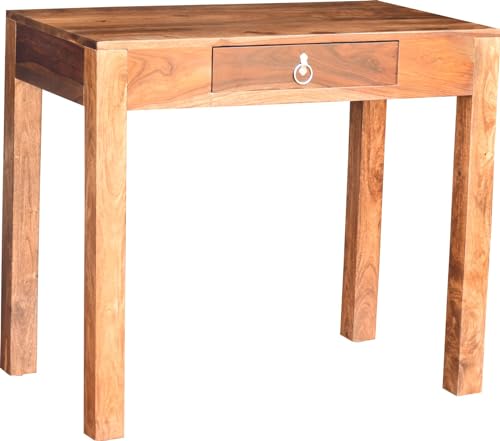 Image of Sheesham Wood Writing Computer & Study Table for Home and Office Furniture (Warm Chestnut) (Study Table)