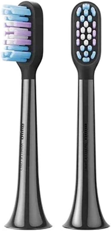 Compatible Xiaomi Mijia Sonic Electric Toothbrush Head for T501 T501C Replacement Heads 2pcs/ Suit Partition Brush(4pc Black)