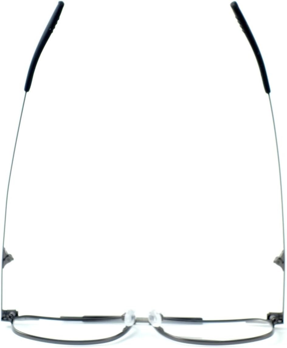 Calabria FAST-FOLD Metal Folding Reading Glasses +1.75 Pewter Men Women Foldable Pocket Readers Travel Thin Compact w/Case