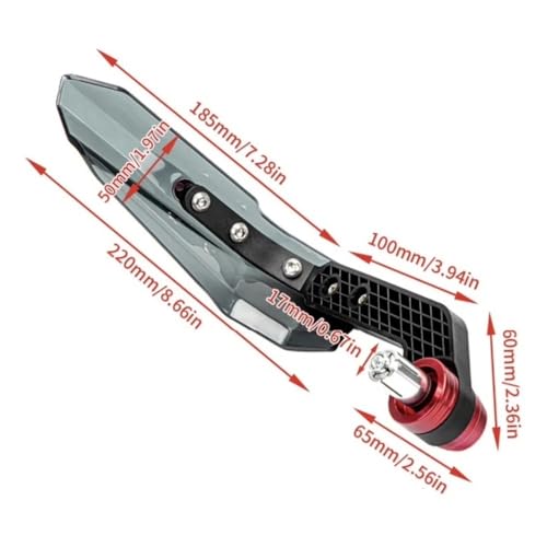 Protection de guidon robuste avec protège-mains pour UY125 UU125