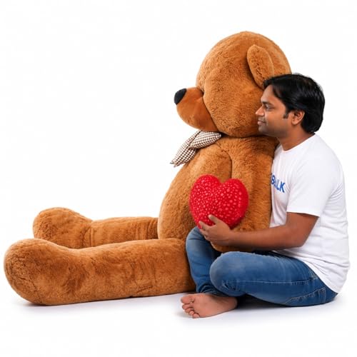 Image of 6.5 Feet Giant Teddy Bear (78 Inch, Brown) | Big Size Soft Toy for Girlfriend, Valentine's Day, Anniversary, Wedding Gift | Premium Hugging Plush Teddy Bear