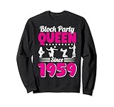 Photo Gallery block party queen since 1959 volleyball 65th birthday felpa Photo Gallery block party queen since 1959 volleyball 65th birthday felpa