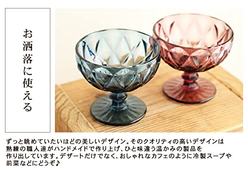 Amazon｜ガラス かき氷 カップ 容器 高台ステムデザートグラス グラス