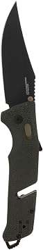 SOG Trident at Ambidextrous Professional Straight Folding Knives | Heat-Treated CRYO D2 3.75" Stainless Steel Blade