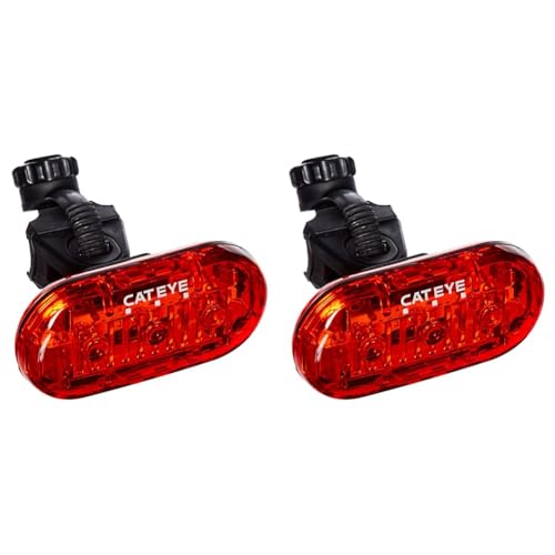 CatEye Omni 3 TL-LD135 3 LED Rear Light - Black (Pack of 2)