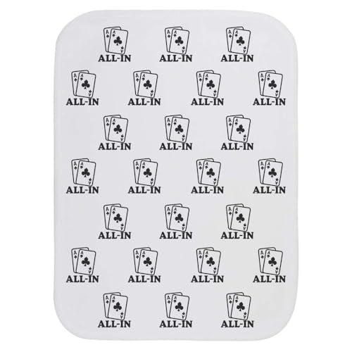 Azeeda 'All in Cards' Baby Burp/Wash Cloth (BC00035074)
