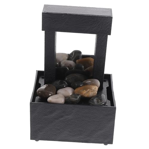 VALICLUD Fontana D'acqua Da Interno a Cascata Decorativa Da Tavolo Effetto Zen Rilassante, Per Soggiorno, Ufficio e Matrimonio, Design Che Aumenta L'umidità Ambientale