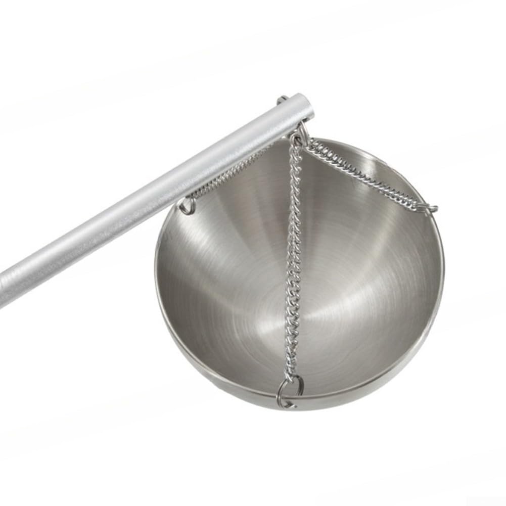 Elegante cuenco de aromaterapia de sauna con brazo oscilante para saunas de madera de cedro, 200 ml, soporte para taza de aceite de acero inoxidable