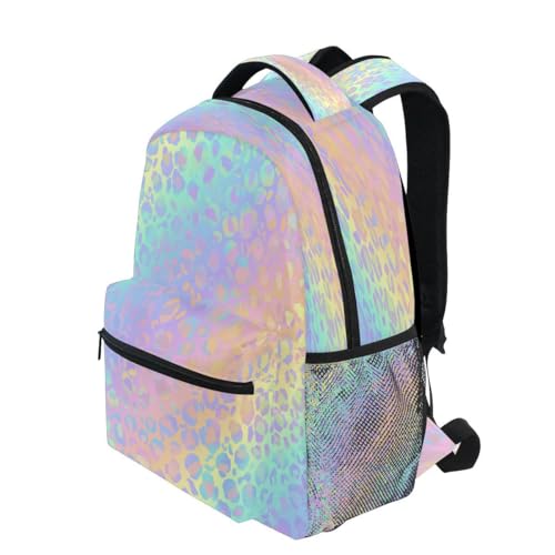 senya School Backpack Tie Dye Leopard Teens Girls Boys Bookbags Travel Schoolbag3