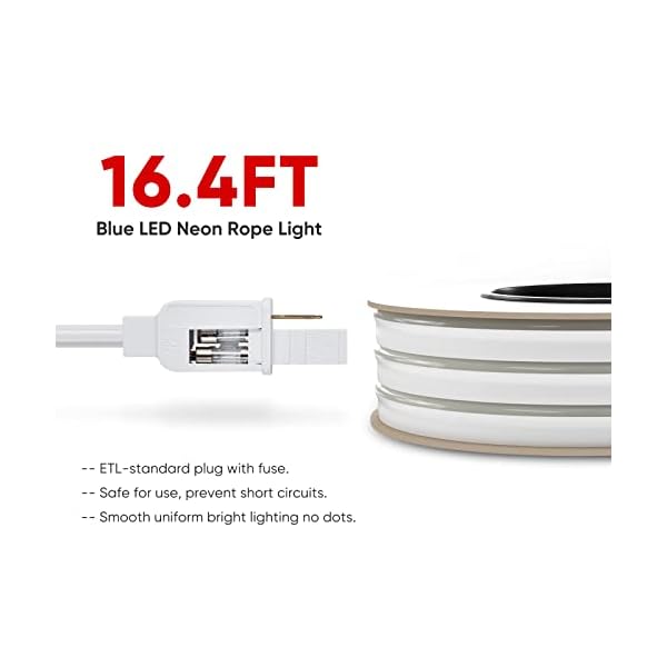 Shine decor etl-standard led neon rope lights led strips for ambient lighting decoration - image 3