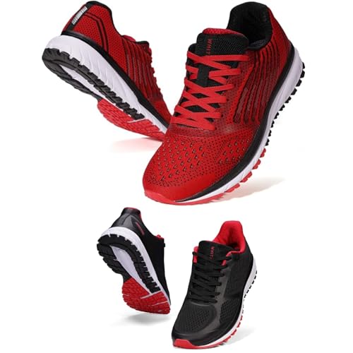 Joomra Men's Supportive Running Shoes Cushioned Athletic Sneakers Size 43