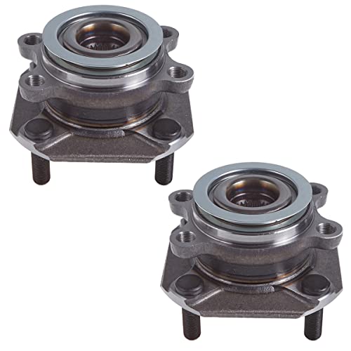 AUQDD Conjunto de cubo e rolamento da roda dianteira 513299 x2 (4 terminais, para L4-2.0L 1997cc e n
