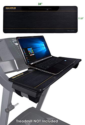 DigitalArts.ws Classic 32" Walk with Me – Treadmill Desk Attachment - Leather Theme
