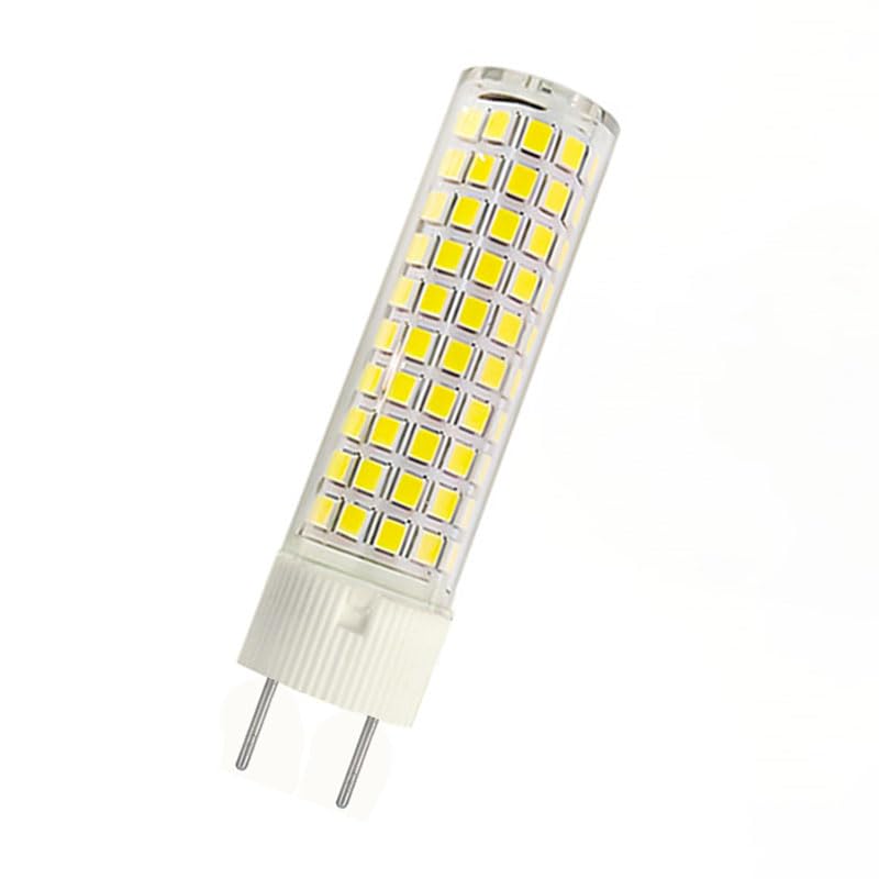 DLEDMOP G8 LED Bulb 12W Ceramic Corn Light Bulbs AC220V 4000K Natural White G8 Base for Kitchen Under Cabinet Counter Lighting Puck Light(12W-1PCS/natural White)