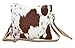 Myra Bag White & Brown Cowhide Shade Bag S-1171