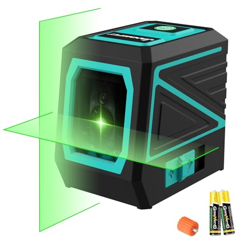 Janmifly レーザー墨出し器 小型 ±3°自動整平3 段階調光...