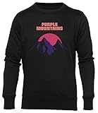 Schnelle Lieferung Purple Mountains David Berman Jumper Herren Damen Unisex Schwarz Men\'s Women\'s Black