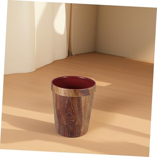 Bote de basura rectangular de plástico Alipis para hogar y oficina miniatura 4