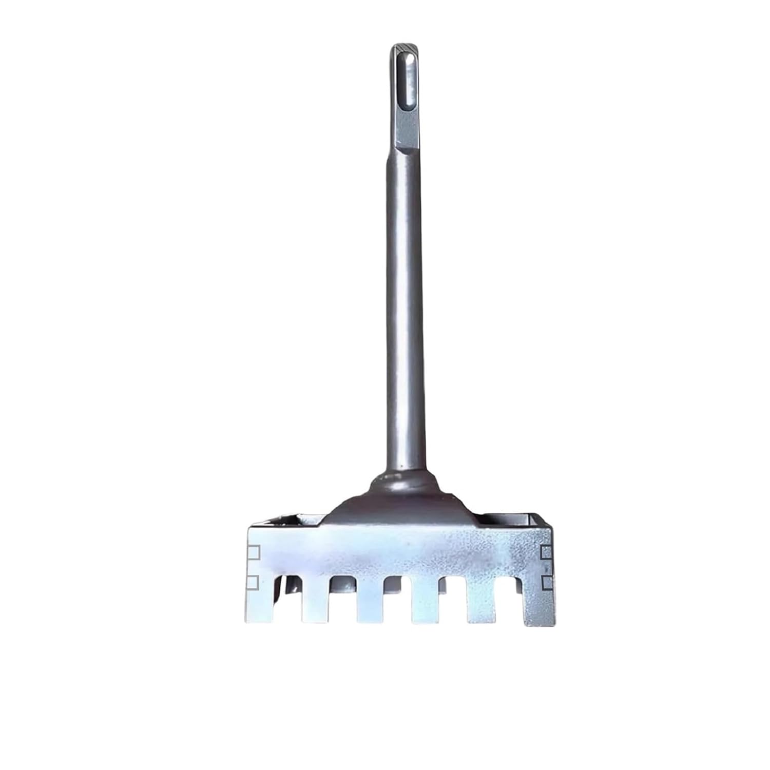 ACCUFINE Thicken Drywall Cutting Tool for Electrical Boxes Drywalls Cutter for Outlets Square Slot Cutter Hammer Drill Bits SDS Chisel Bit (GTG0B)