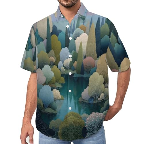 Chemise Hawaïenne Manches Courtes Homme idéale pour rester frais lors des vacances