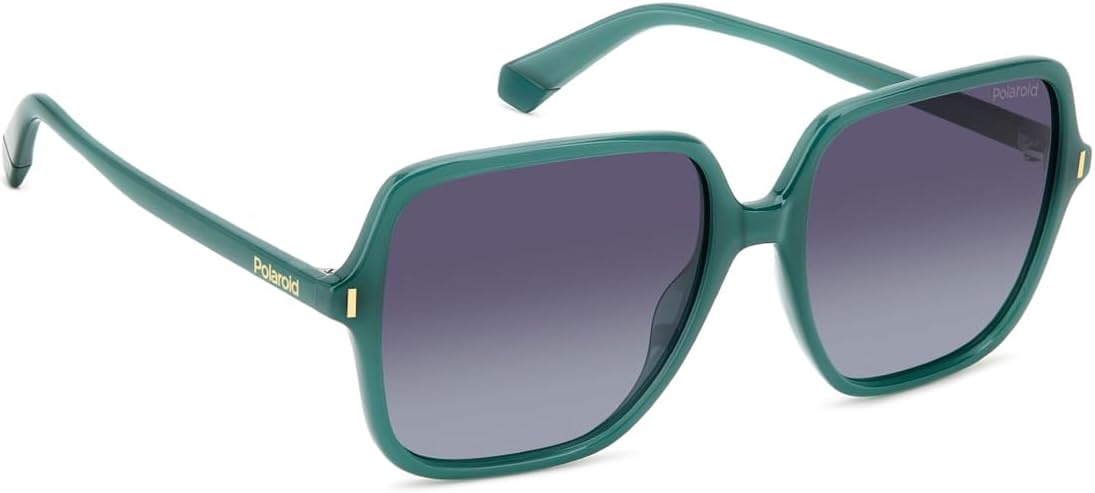 Polaroid Square Sunglasses with Polarized Bronze Lenses