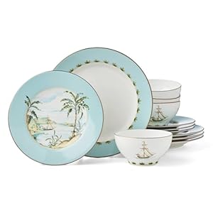 Lenox Piece Dinnerware Set British Colonial Tradewind, 12 Count Lenox Piece Dinnerware Set British Colonial Tradewind 12 Count