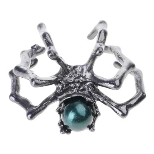 [�C���X�N] Mysterious Gothic Adjustable Punk Jewelry for Women with Shimmering Moonstone Edgy Design Dark Minimalist Jewelry