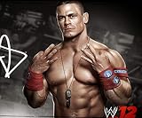 John Cena Poster Print, WWE Picture Wall Art, Artwork, Posters for Wall, Game Room Poster, Canvas Ar