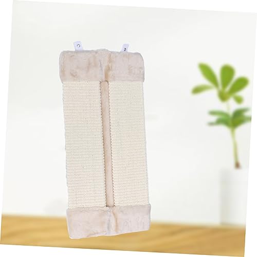DRESSOOS Cat Scratching Post Wall-Mounted Sisal Mat Scratch Pad for Cats Wall Corner Scratcher Sisal Random Style