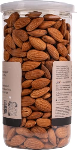 Image of Lagom California Whole Almonds 1 kg | Premium Badam | Crunchy, Naturally Nutty Taste | No Added Preservatives | Vegan, Gluten Free, Non-GMO