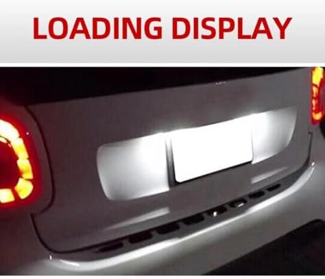 Wing Mirror Indicator Car LED License Plate Number Light Lamp Error Turn Signal Light(Left)