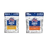 Mountain House Scrambled Eggs with Bacon | Freeze Dried Backpacking & Camping Food | Single Serving | Gluten-Free & Lasagna with Meat Sauce | Freeze Dried Backpacking & Camping Food |2 Servings