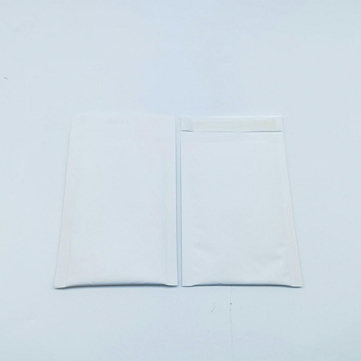 50 sztuk białych papierowych kopert z papieru typu kraft, wyściełane koperty na kosmetyki, pyłoszczelne, torebki bąbelkowe, 15 cm x 25 cm, 50 sztuk