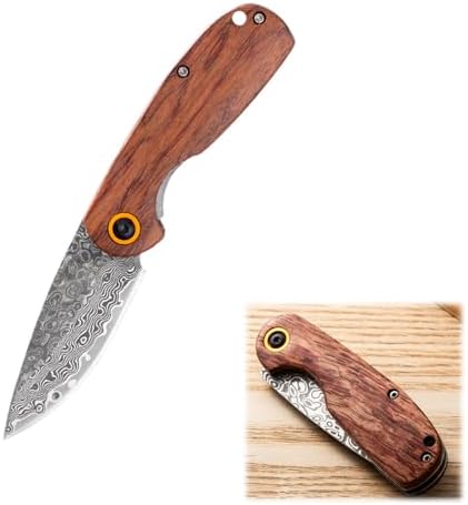 Lqucwepp Pocket Knife Keychain,Tactical Survival Small Knife, Compact Tool for Hunting, Fishing, Hiking, And Outdoor Adventure for Men & Women Camping