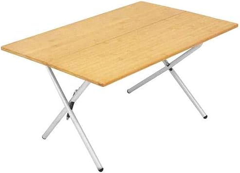 Overland Vehicle Systems Kick It Portable Bi-Fold Table Durable Wood Base + Carry Bag