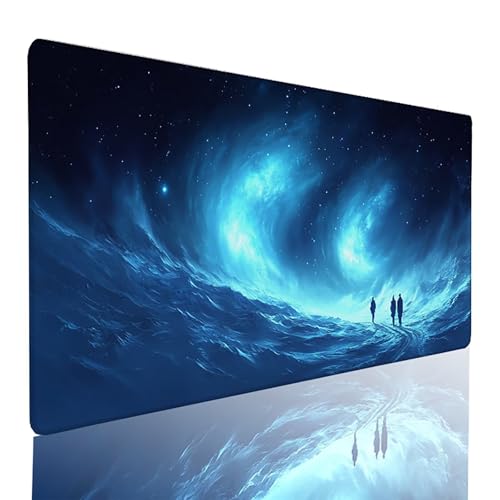 Tapis de souris gaming XXL Aurore pour un bureau de joueur fluide et précis