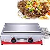 horno y placa gas teka ▲ 【Distribución rápida y uniforme del calor】: 2 quemadores de tubo de acero inoxidable controlados independientemente brindan una distribución uniforme y una cocción rápida, y la placa de acero esmaltado de 8 mm de espesor garantiza que el cuerpo de la olla no se deforme fácilmente cuando se calienta.