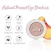 100% PURE Pressed Powder Eye Shadow (Fruit Pigmented), Flax Seed, Shimmer Eyeshadow, Buildable Pigment, Easy to Apply, Natural Makeup (Soft Neutral Matte Nude) - 0.07 oz