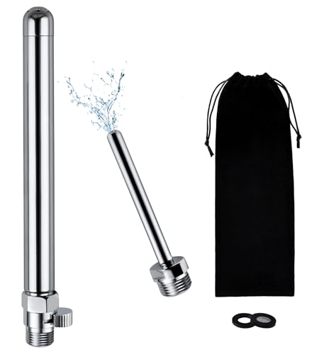 Shower Enema Kit with Water Control Valve, Chrome