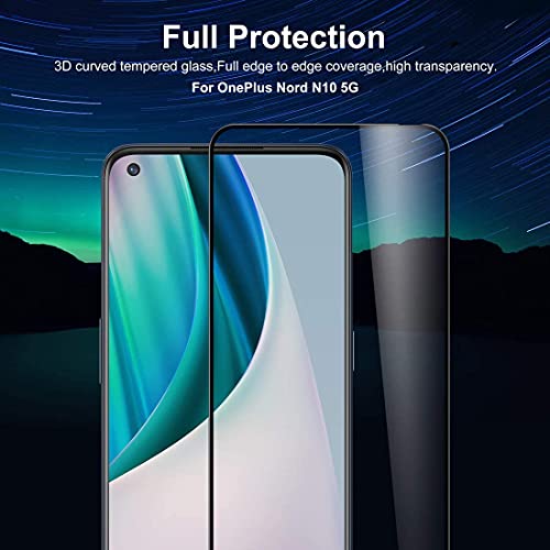Image of ZARALA Tempered Glass Screen Protector Compatible for (Black) with Edge to Edge Coverage and Easy Installation kit (Oneplus 9)