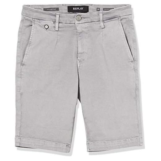 Replay Herr lehoen shorts, Grå (400 Stengrå), 40 SE