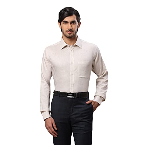 Image of Raymond Men's Cotton Checkered Slim Fit Shirt