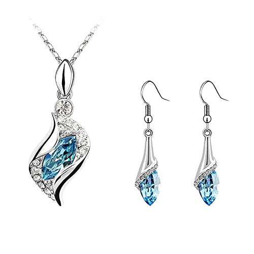 returns and refunds my the+orders,walmart.com online shopping,amazon outlet today show deals under 5 dollar sales today clearance the prime only prime shopping online Zircon Pendant Necklace Earrings