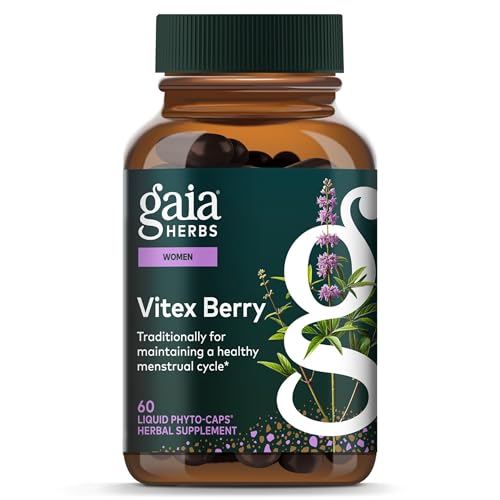 Gaia Herbs Vitex Berry - 1000 mg Organic Chaste Tree - Traditionally Used to Support Hormone Balance...